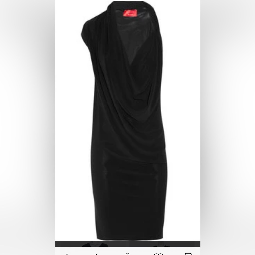 Lanvin crepe jersey knotted dress